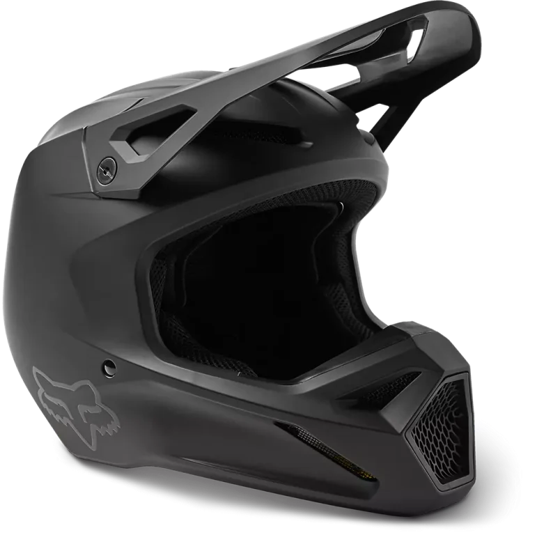 קסדה פוקס FOX Racing V1 Helmet SOLID BLACK MATTE