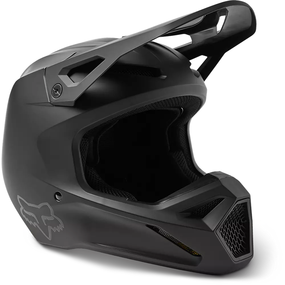 קסדה פוקס FOX Racing V1 Helmet SOLID BLACK MATTE