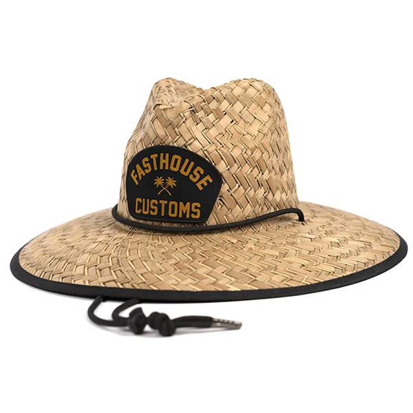 כובע פסטאוס חום Fasthouse Haven Straw Hat