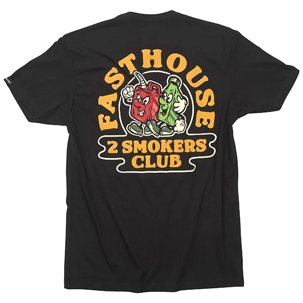 חולצה טי שרט קצרה פסטהאוס fasthouse t shirt Smokers Black
