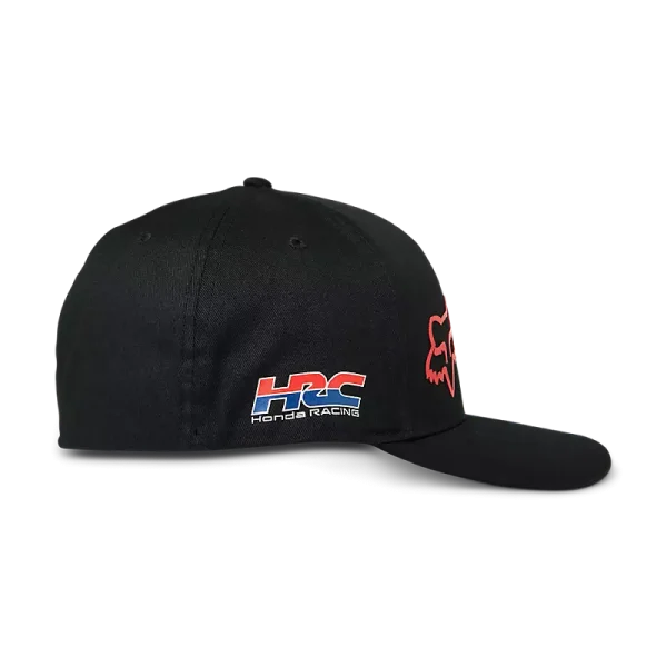 כובע פוקס הונדה שחור FOX X Honda Flexfit