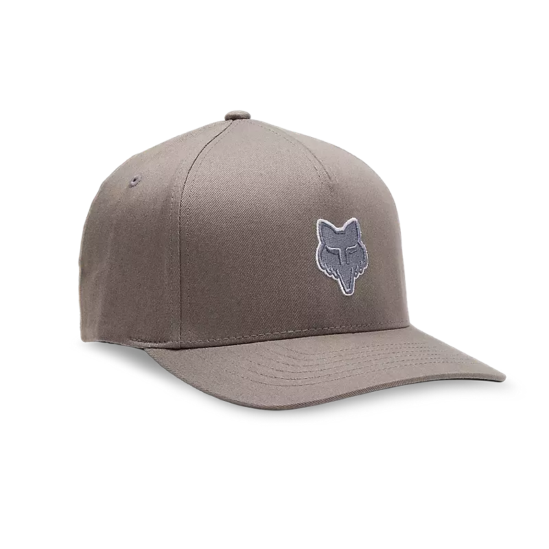 כובע פוקס אפור/לבן FOX Head Flexfit