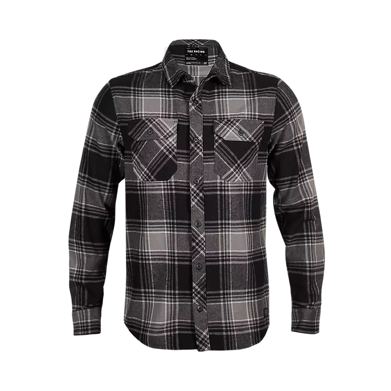 חולצת פלנל פוקס שחור FOX Traildust Flannel