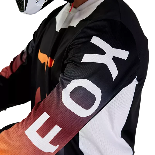 חליפת רכיבה פוקס שחור FOX 180 Flora V24
