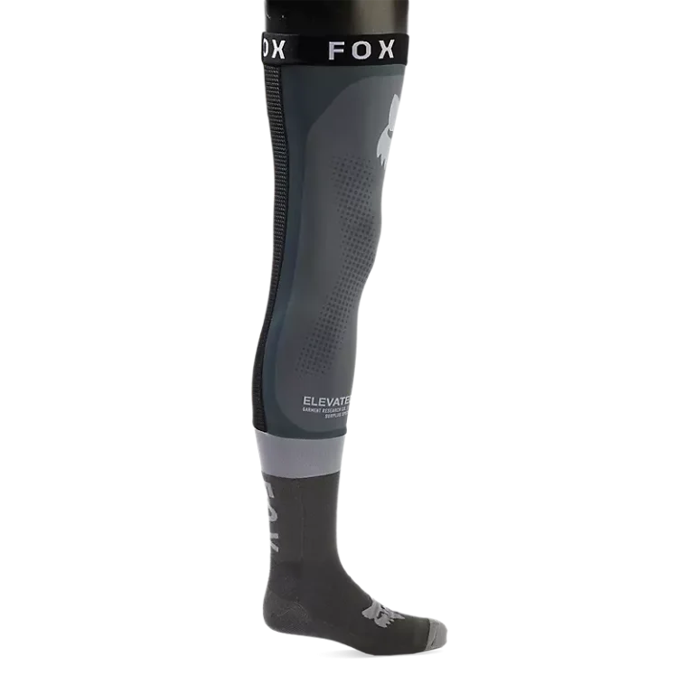 גרבי רכיבה פוקס אפור FOX Flexair Knee Brace Sock