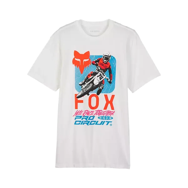 חולצה קצרה אופנוע פוקס Fox-x-Pro-Circuit-Premium-Tee-32001-190