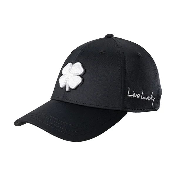 Black Clover hat Clover Premium black-white-front-side-2