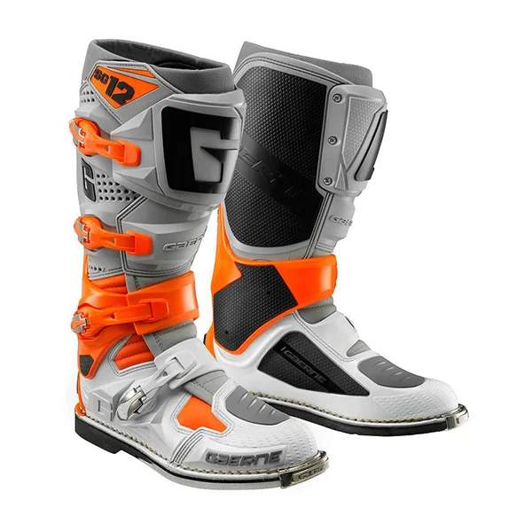 gaerne sg12 boots orange grey מגפיים גרנה SG12