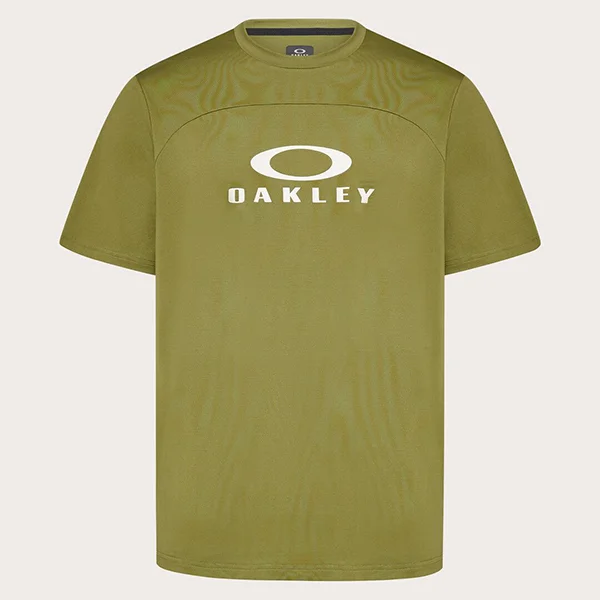 חולצת רכיבה קצרה לאופניים אוקלי ירוק Oakley Free Ride RC