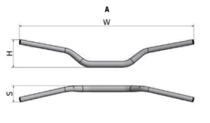 Neken handle bar dimentions