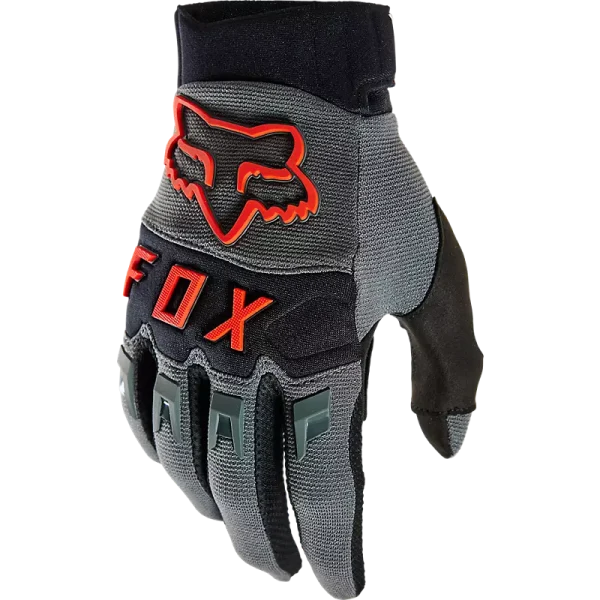 כפפות פוקס אפור/אדום FOX RACING DIRTPAW CE