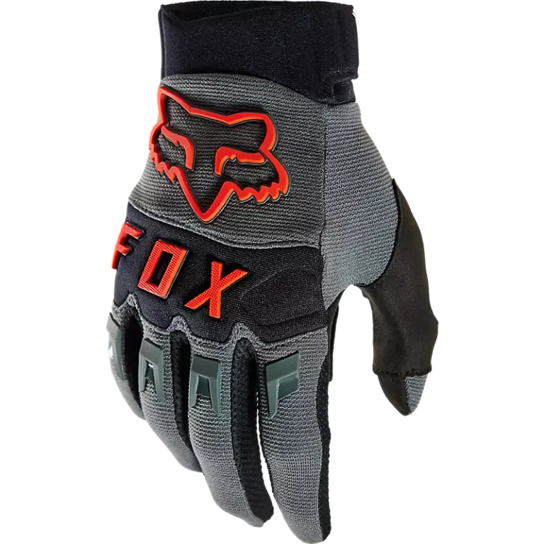 כפפות פוקס אפור/אדום FOX RACING DIRTPAW CE