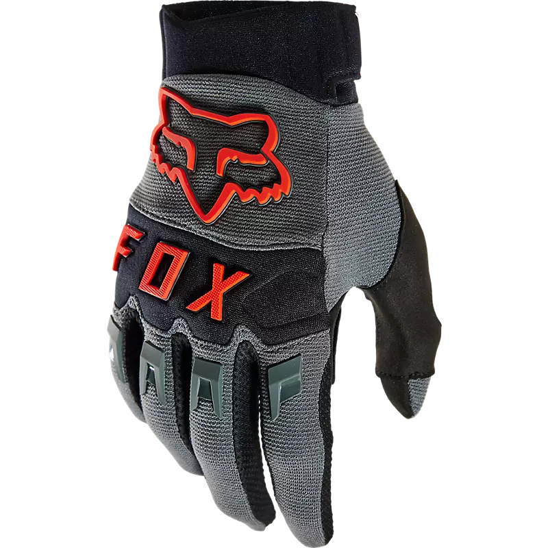 כפפות פוקס אפור/אדום FOX RACING DIRTPAW CE