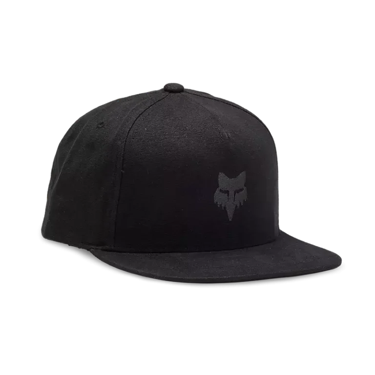 כובע פוקס שחור FOX RACING HEAD SNAPBACK