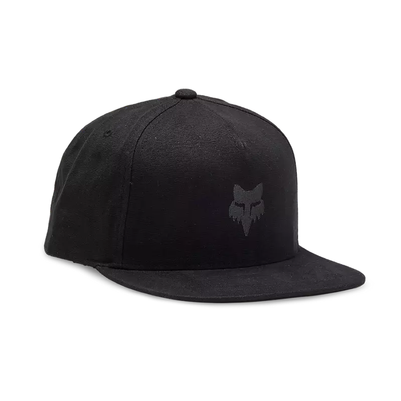 כובע פוקס שחור FOX RACING HEAD SNAPBACK