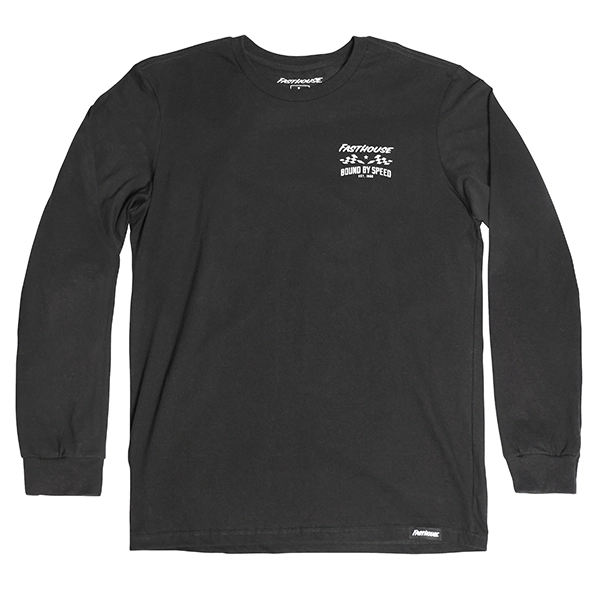 חולצה ארוכה פסטהאוס שחור FASTHOUSE Bound LS Tee Black עיצוב קדמי