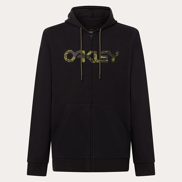 קפוצ'ון אוקלי שחור/מנטה OAKLEY TEDDY FULL ZIP HODDIE זווית קדמית