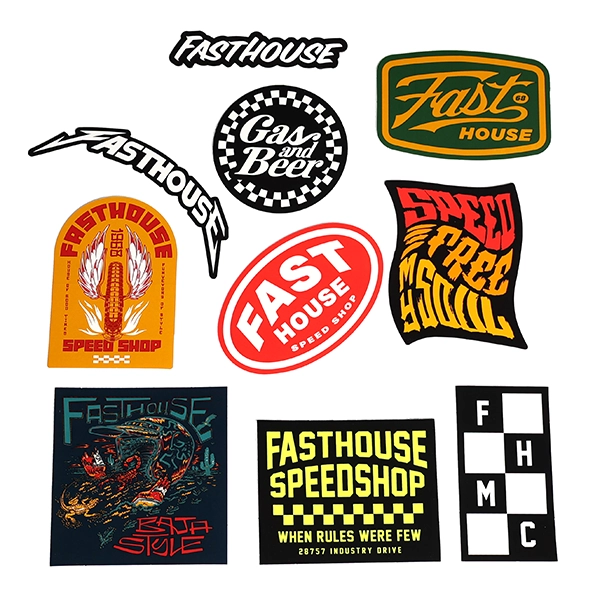 מדבקות פסטהאוס FASTHOUSE Fall '24 Decal 10-Pack Multi