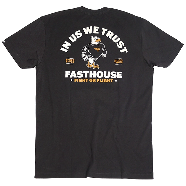 חולצה קצרה פסטהאוס שחור FASTHOUSE Unite SS Tee Black אחורה