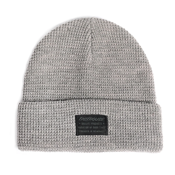 כובע גרב פסטהאוס אפור FASTHOUSE Waffle Beanie Silver