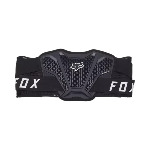 חגורת גב פוקס שחור FOX RACING TITAN RACE BELT מלפני