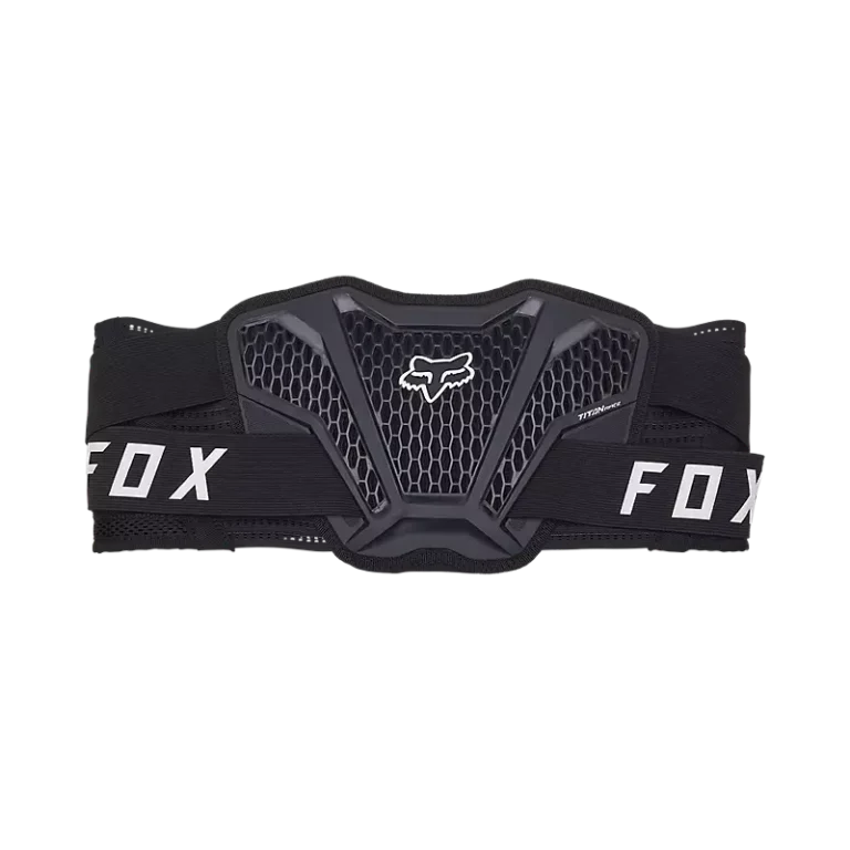 חגורת גב פוקס שחור FOX RACING TITAN RACE BELT מלפני