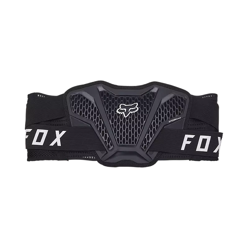 חגורת גב פוקס שחור FOX RACING TITAN RACE BELT מלפני