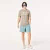חולצה קצרה ירוק אוקלי OAKLEY BARK SUN TEE BOULDER GREEN דוגמן מקדימה מרכיב משקפיים יד שמאל בכיס