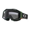 משקף אבק לאופניים OAKLEY AIRBRAKE MTB BLACK GREEN W/LIGHT GREY