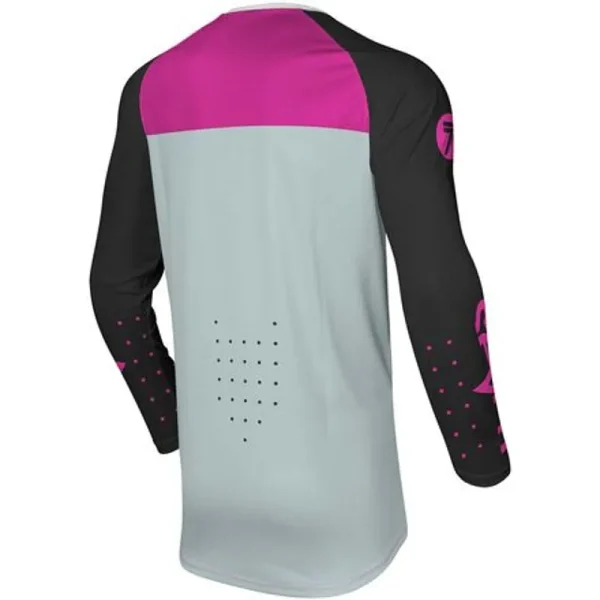 חולצת רכיבה סבן שחור - SEVEN MX Youth Vox Aperture Jersey Mist 2