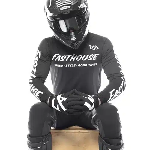 חליפת רכיבה פסטהאוס שחור - Fasthouse Elrod Torque 2