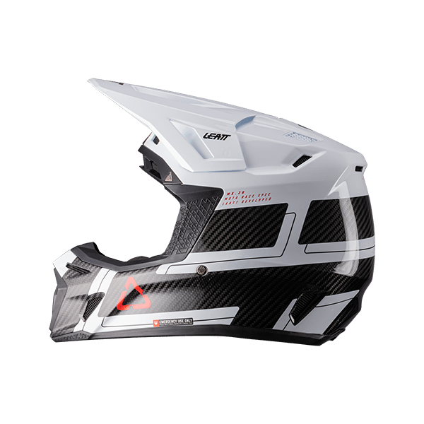 קסדת רכיבה ליט לבן - LEATT MOTO 9.5 WHITE CARBON V26 4