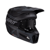 קיט קסדה ומשקף ליט שחור - LEATT MOTO 3.5 STEALTH V25