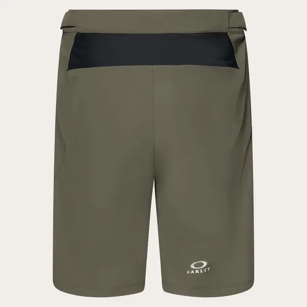 מכנס רכיבה קצר OAKLEY Free Ride Lined Short ירוק צבאי מק"ט FOA406787-7CE - מבט אחורי
