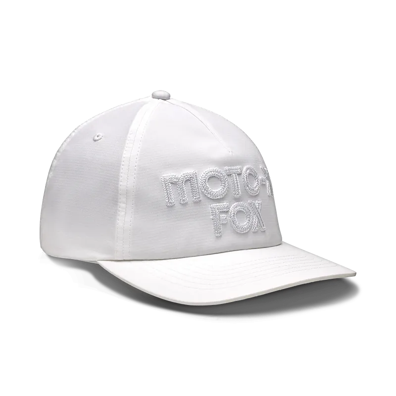 כובע פוקס לבן - FOX W Moto X Adjustable Hat