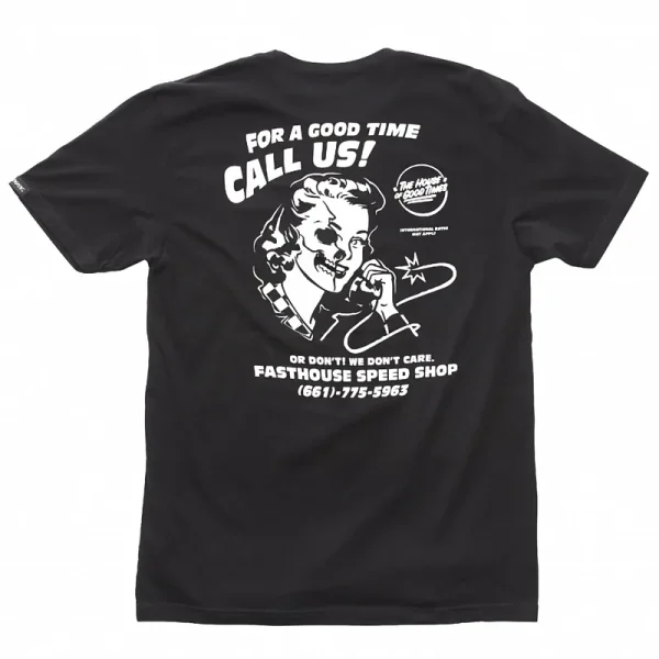 חולצה פסטהאוס שחור - Fasthouse Call Us SS