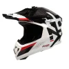 קסדת קרבון פירסט שחור/לבן - F1RST CARBON STRIKER