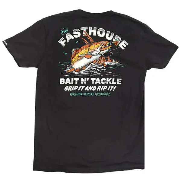 חולצה פסטהאוס שחור - Fasthouse Gone Fishing SS 2