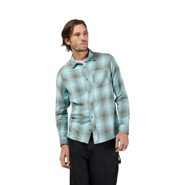 חולצת פלאנל פוקס - ’ FOX Survivalist Stretch Flannel Vin Washed 4