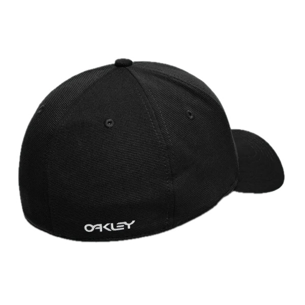 כובע אוקלי שחור - ' OAKLEY 6 Panel Stretch Metallic Hat 2