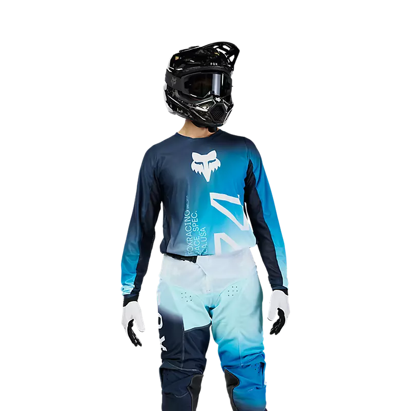 חולצת רכיבה פוקס כחול כהה – FOX 180 Air Haze Jersey דוגמן