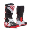 מגפי רכיבה פוקס לבן/אדום – FOX Motion Boot