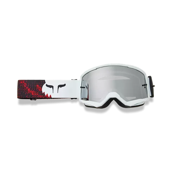 משקף אבק לבן מלפנים - FOX Main Kairos Goggle Spark Front View
