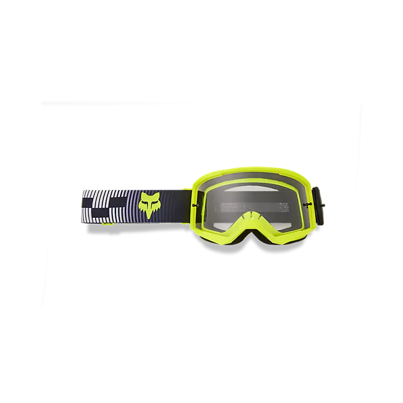 משקף אבק צהוב מלפנים - FOX Main Collect Goggle Front View