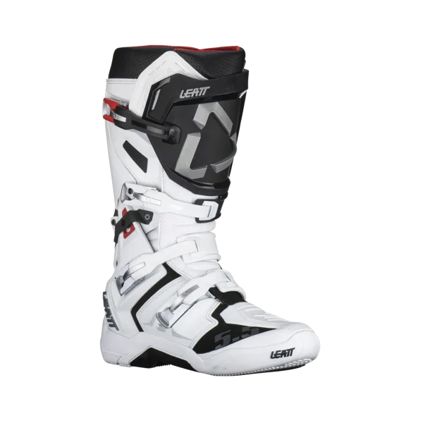 מגפי רכיבה ליט לבן - LEATT MOTO 5.5 FLEXLOCK BOOTS 2