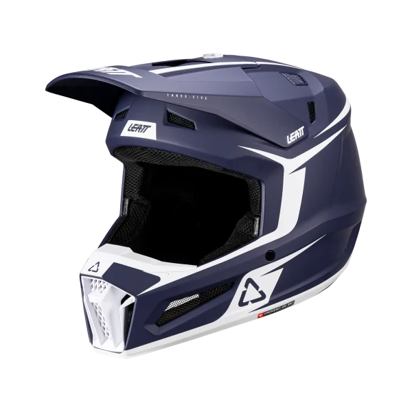 קסדת רכיבה ליט כחול - LEATT MOTO 3.5 V26 HELMET KIT 2