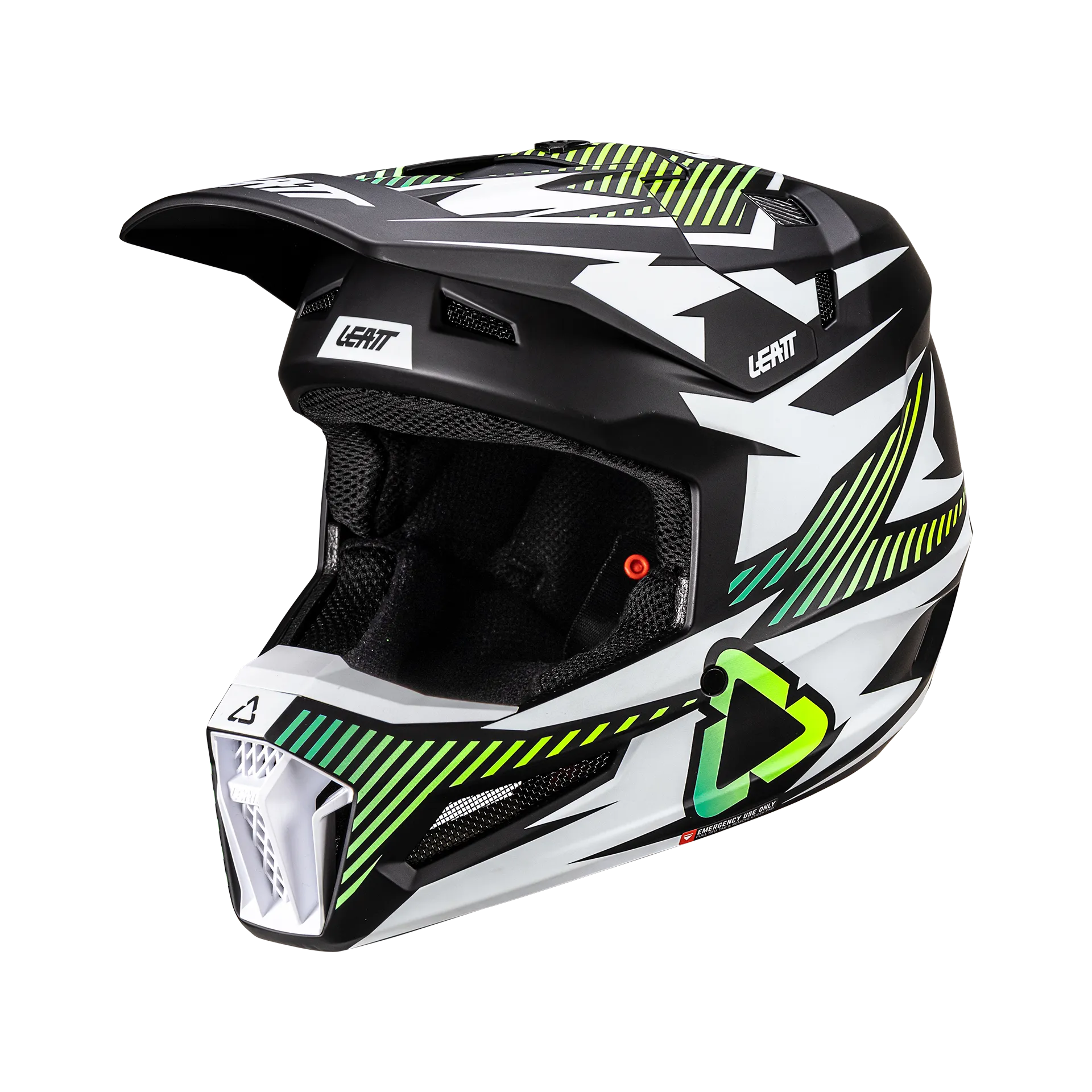 קסדת רכיבה ליט שחור - LEATT MOTO 3.5 V26 Storm Teal 2