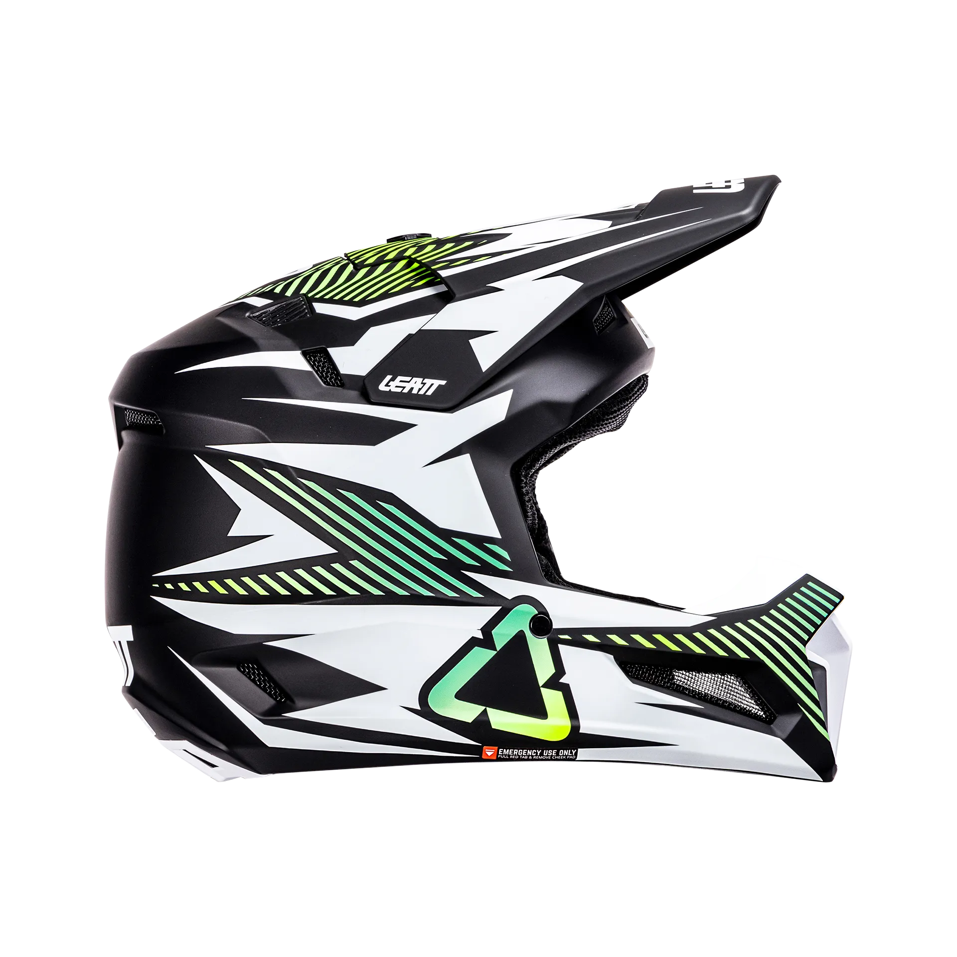 קסדת רכיבה ליט שחור - LEATT MOTO 3.5 V26 Storm Teal 7