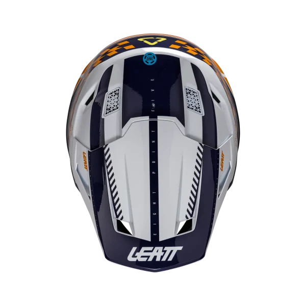 קסדת רכיבה ליט כתום - LEATT MOTO 8.5 V26 Orange 8