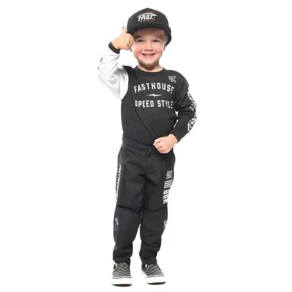 חולצת רכיבה פסטהאוס שחור - Fasthouse Toddler El Nino Jersey 5